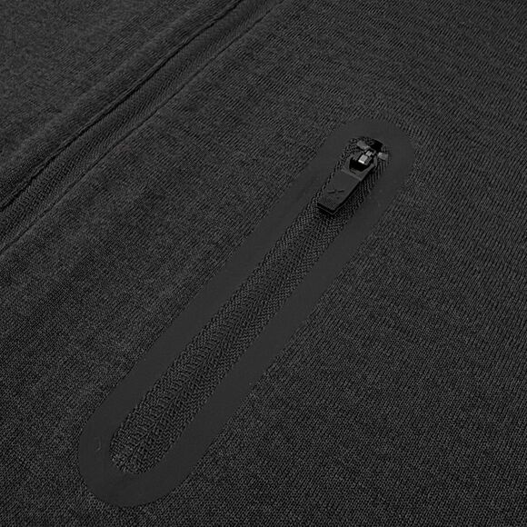 Ten Thousand Men's Over Zip Performance Polartec Grid Quarter Zip Black Small - Picture 4 of 10